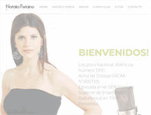 Tablet Screenshot of nataliaferlaino.com.ar